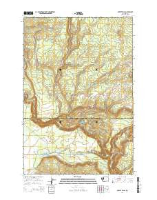 Outlet Falls Washington Current topographic map, 1:24000 scale, 7.5 X 7.5 Minute, Year 2014