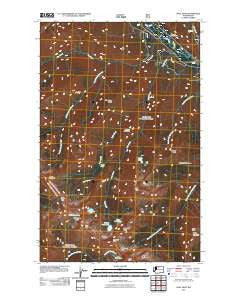 Oval Peak Washington Historical topographic map, 1:24000 scale, 7.5 X 7.5 Minute, Year 2011