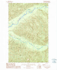 Owl Mountain Washington Historical topographic map, 1:24000 scale, 7.5 X 7.5 Minute, Year 1990