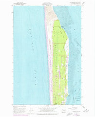 Oysterville Washington Historical topographic map, 1:24000 scale, 7.5 X 7.5 Minute, Year 1957