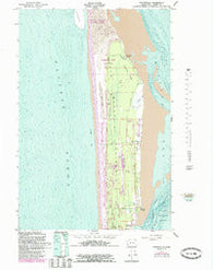 Oysterville Washington Historical topographic map, 1:24000 scale, 7.5 X 7.5 Minute, Year 1957