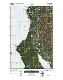 Ozette Washington Historical topographic map, 1:24000 scale, 7.5 X 7.5 Minute, Year 2011