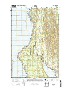 Ozette Washington Current topographic map, 1:24000 scale, 7.5 X 7.5 Minute, Year 2014