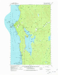 Ozette Lake Washington Historical topographic map, 1:62500 scale, 15 X 15 Minute, Year 1956