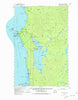 Ozette Lake Washington Historical topographic map, 1:62500 scale, 15 X 15 Minute, Year 1956