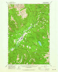 Packwood Washington Historical topographic map, 1:62500 scale, 15 X 15 Minute, Year 1962