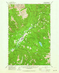 Packwood Washington Historical topographic map, 1:62500 scale, 15 X 15 Minute, Year 1962