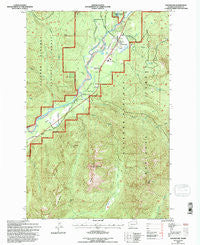 Packwood Washington Historical topographic map, 1:24000 scale, 7.5 X 7.5 Minute, Year 1994