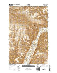 Palisades Washington Current topographic map, 1:24000 scale, 7.5 X 7.5 Minute, Year 2014