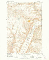 Palisades Washington Historical topographic map, 1:24000 scale, 7.5 X 7.5 Minute, Year 1966