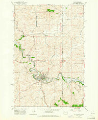 Palouse Washington Historical topographic map, 1:24000 scale, 7.5 X 7.5 Minute, Year 1964