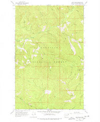 Pass Creek Washington Historical topographic map, 1:24000 scale, 7.5 X 7.5 Minute, Year 1967
