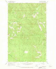 Pass Creek Washington Historical topographic map, 1:24000 scale, 7.5 X 7.5 Minute, Year 1967
