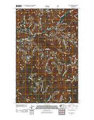 Pass Creek Washington Historical topographic map, 1:24000 scale, 7.5 X 7.5 Minute, Year 2011