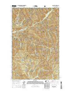 Pass Creek Washington Current topographic map, 1:24000 scale, 7.5 X 7.5 Minute, Year 2014