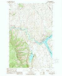 Pateros Washington Historical topographic map, 1:24000 scale, 7.5 X 7.5 Minute, Year 1989