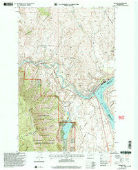 Pateros Washington Historical topographic map, 1:24000 scale, 7.5 X 7.5 Minute, Year 2001