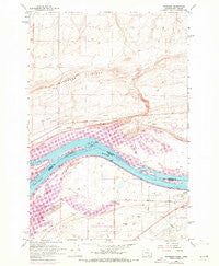 Paterson Washington Historical topographic map, 1:24000 scale, 7.5 X 7.5 Minute, Year 1962