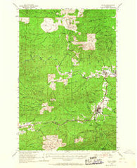 Pe Ell Washington Historical topographic map, 1:62500 scale, 15 X 15 Minute, Year 1953