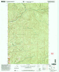 Pearrygin Peak Washington Historical topographic map, 1:24000 scale, 7.5 X 7.5 Minute, Year 2001