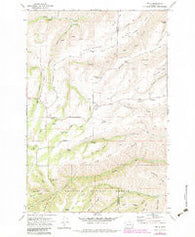 Peola Washington Historical topographic map, 1:24000 scale, 7.5 X 7.5 Minute, Year 1971