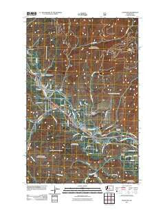 Peshastin Washington Historical topographic map, 1:24000 scale, 7.5 X 7.5 Minute, Year 2011