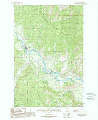 Peshastin Washington Historical topographic map, 1:24000 scale, 7.5 X 7.5 Minute, Year 1989