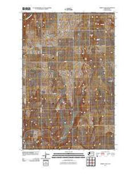 Piersol Hills Washington Historical topographic map, 1:24000 scale, 7.5 X 7.5 Minute, Year 2011
