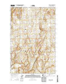 Piersol Hills Washington Current topographic map, 1:24000 scale, 7.5 X 7.5 Minute, Year 2014