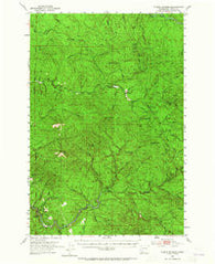 Pigeon Springs Washington Historical topographic map, 1:62500 scale, 15 X 15 Minute, Year 1953
