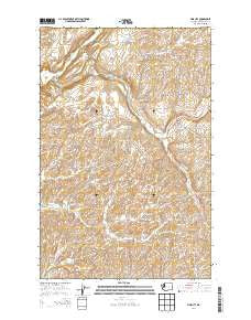 Pine City Washington Current topographic map, 1:24000 scale, 7.5 X 7.5 Minute, Year 2014
