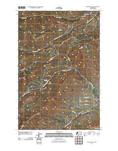 Pine Mountain Washington Historical topographic map, 1:24000 scale, 7.5 X 7.5 Minute, Year 2011