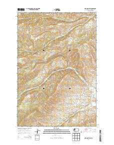 Pine Mountain Washington Current topographic map, 1:24000 scale, 7.5 X 7.5 Minute, Year 2014