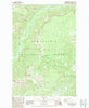 Pinegrass Ridge Washington Historical topographic map, 1:24000 scale, 7.5 X 7.5 Minute, Year 1988