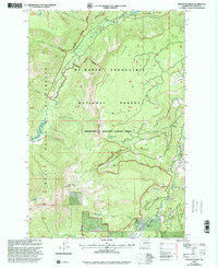 Pinegrass Ridge Washington Historical topographic map, 1:24000 scale, 7.5 X 7.5 Minute, Year 2000