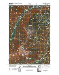 Pinegrass Ridge Washington Historical topographic map, 1:24000 scale, 7.5 X 7.5 Minute, Year 2011