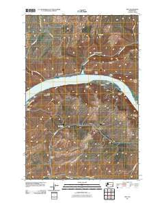 Ping Washington Historical topographic map, 1:24000 scale, 7.5 X 7.5 Minute, Year 2011