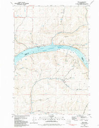 Ping Washington Historical topographic map, 1:24000 scale, 7.5 X 7.5 Minute, Year 1981