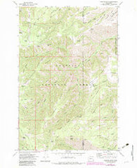 Pinkham Butte Washington Historical topographic map, 1:24000 scale, 7.5 X 7.5 Minute, Year 1971