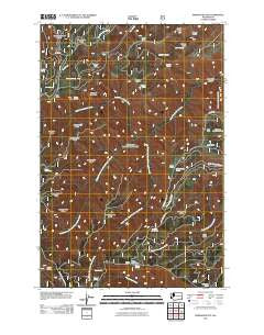 Pinkham Butte Washington Historical topographic map, 1:24000 scale, 7.5 X 7.5 Minute, Year 2011