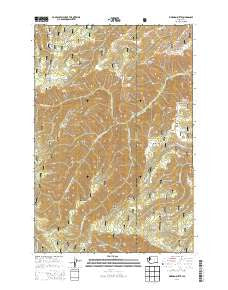 Pinkham Butte Washington Current topographic map, 1:24000 scale, 7.5 X 7.5 Minute, Year 2014