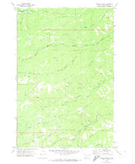 Piscoe Meadow Washington Historical topographic map, 1:24000 scale, 7.5 X 7.5 Minute, Year 1970