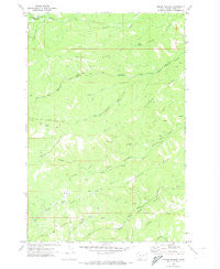 Piscoe Meadow Washington Historical topographic map, 1:24000 scale, 7.5 X 7.5 Minute, Year 1970