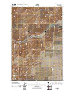 Pizarro Washington Historical topographic map, 1:24000 scale, 7.5 X 7.5 Minute, Year 2011