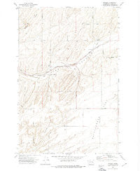 Pizarro Washington Historical topographic map, 1:24000 scale, 7.5 X 7.5 Minute, Year 1972