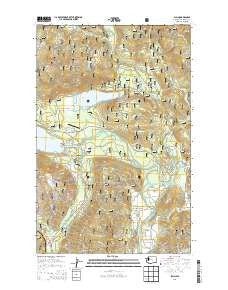 Plain Washington Current topographic map, 1:24000 scale, 7.5 X 7.5 Minute, Year 2014