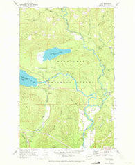 Plain Washington Historical topographic map, 1:24000 scale, 7.5 X 7.5 Minute, Year 1968