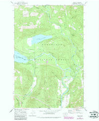 Plain Washington Historical topographic map, 1:24000 scale, 7.5 X 7.5 Minute, Year 1968
