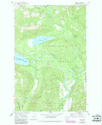 Plain Washington Historical topographic map, 1:24000 scale, 7.5 X 7.5 Minute, Year 1968