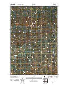 Pluvius Washington Historical topographic map, 1:24000 scale, 7.5 X 7.5 Minute, Year 2011